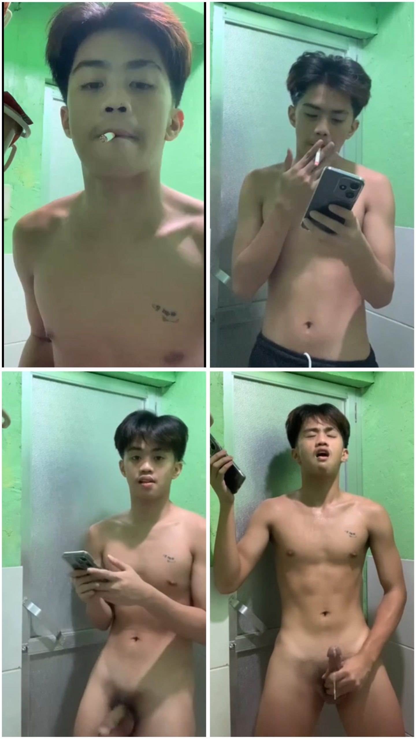 SUCKING COCK IN THE BATHROOM